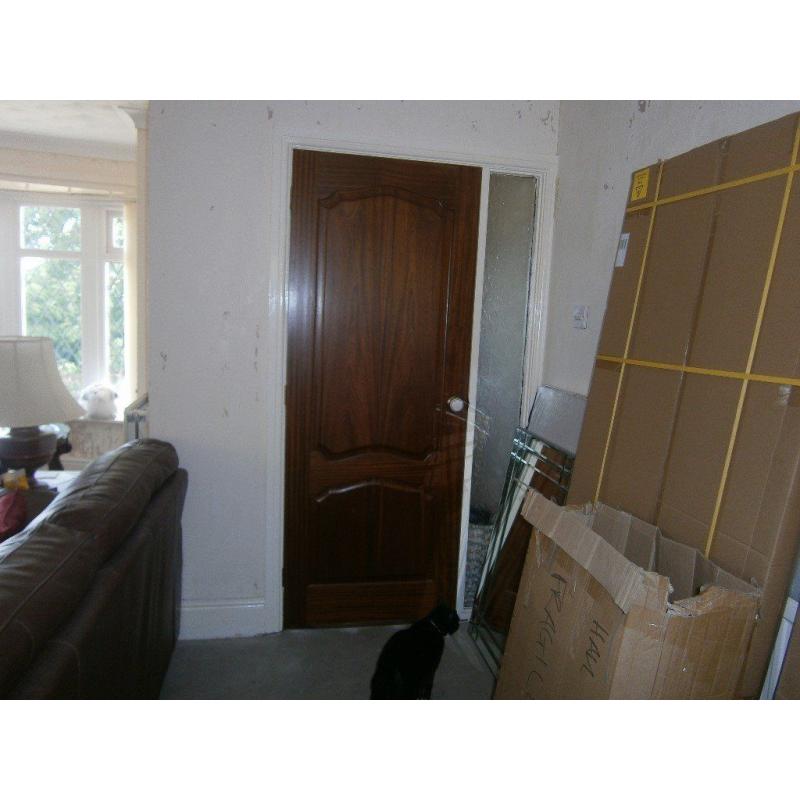 3 Mahogany solid wood doors