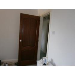 3 Mahogany solid wood doors