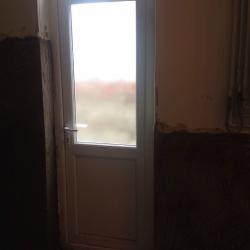 Kitchen double glazing door