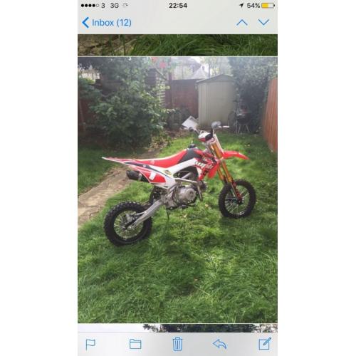 Pit bike swap for 125 on road