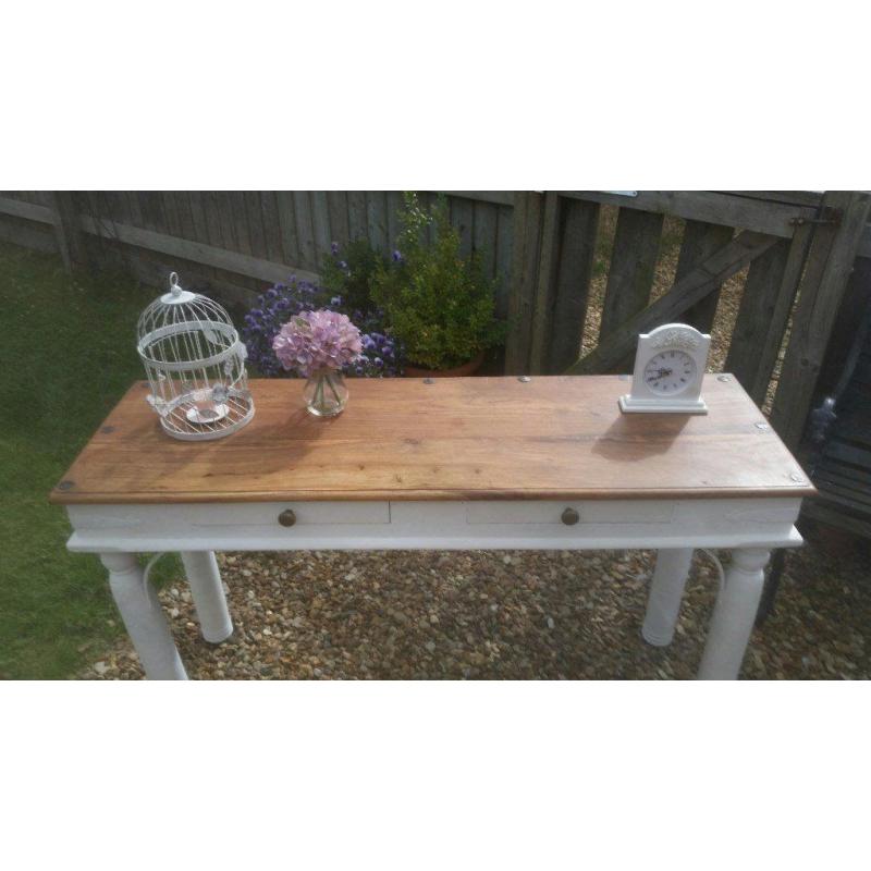 Solid sheesham console / dressing table