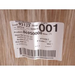 SCHREIBER OAK PRE BUILT 600 WALL UNITS (NEW STILL IN BOX)
