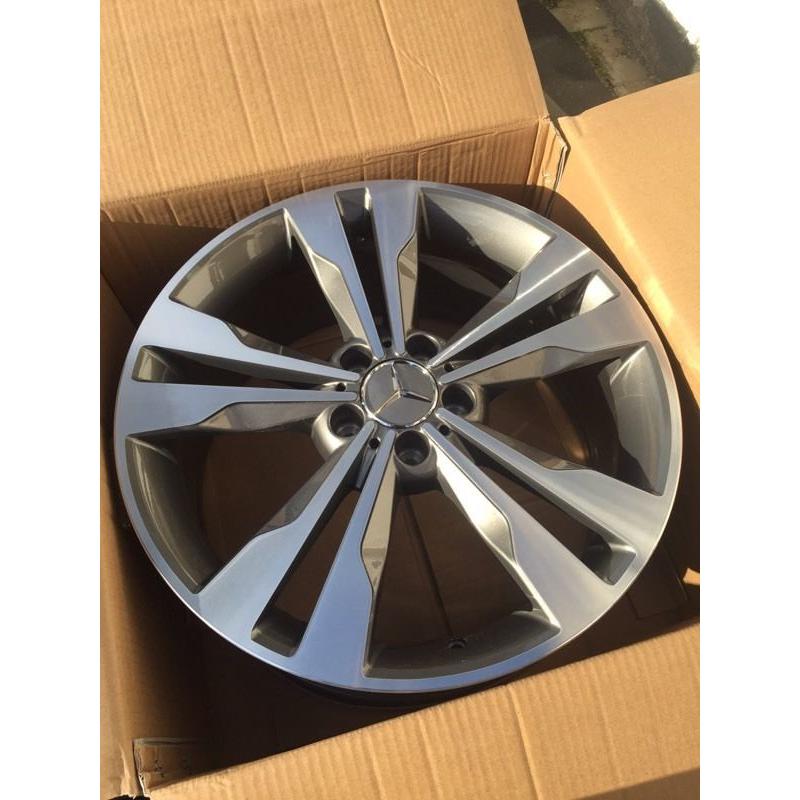 BRAND NEW 19" MERCEDES AMG SPORT UPGRADE ALLOY WHEELS- FITS C CLASS E CLASS S CLASS SLK