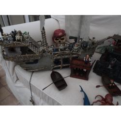 Pirates of the Carribean Play Set with 2 Ships and Island Set