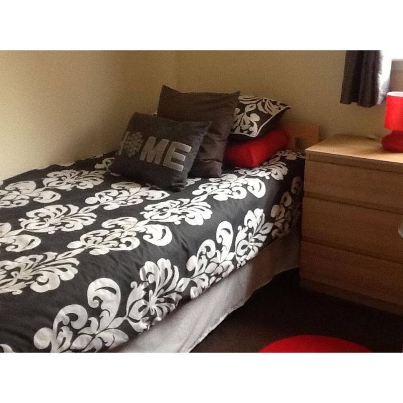 Free single bed