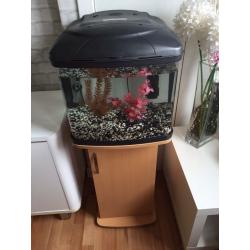 Fish box fish tank incl stand and accessories