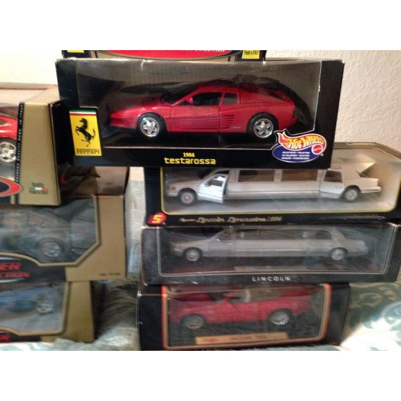 12 model cars mint all box never open