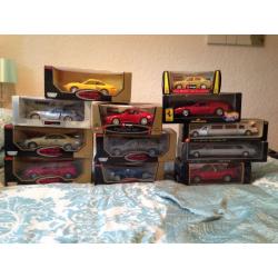 12 model cars mint all box never open