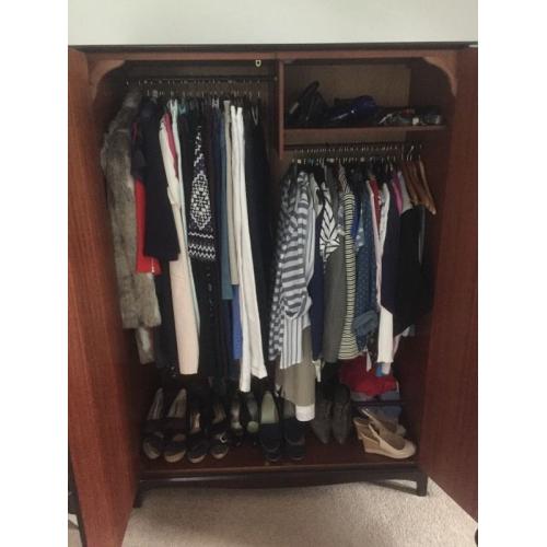Two Door Wardrobe - Mahogany