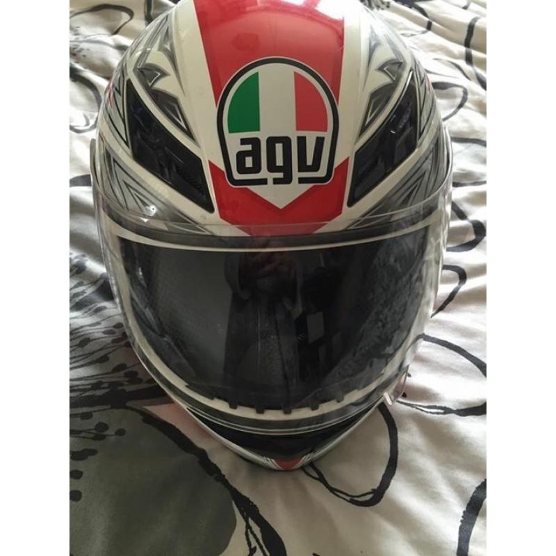 Helmet and motorbike jacket