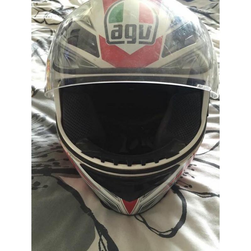 Helmet and motorbike jacket