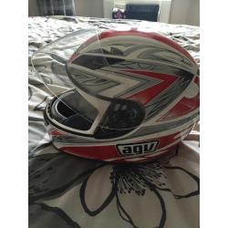 Helmet and motorbike jacket