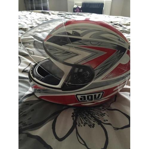 Helmet and motorbike jacket