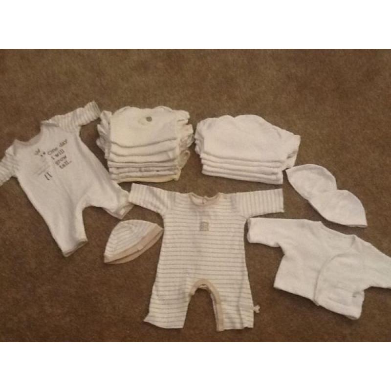 Small unisex baby bundle all mamas and papas, boots or mothercare
