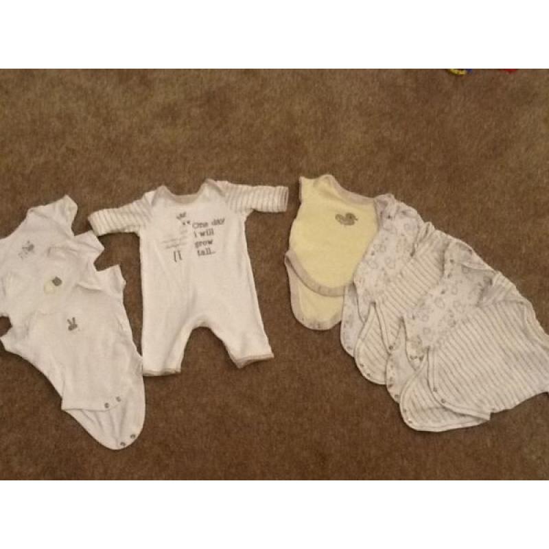 Small unisex baby bundle all mamas and papas, boots or mothercare