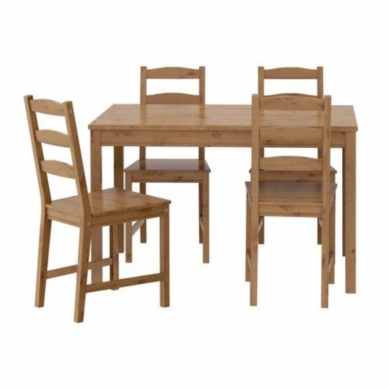 Solid pine table and 4 chairs with possible delivery
