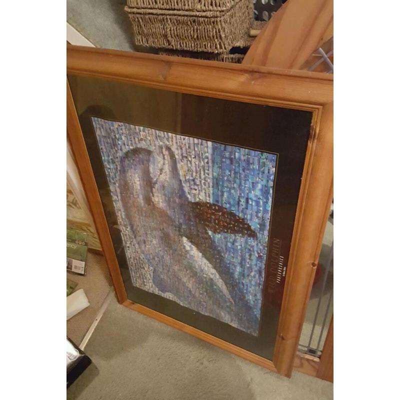 Promised Large pine picture frame