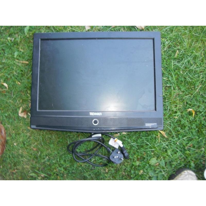 FAULTY TECHNIKA 19'' LCD TV FOR SPARES OR REPAIRS