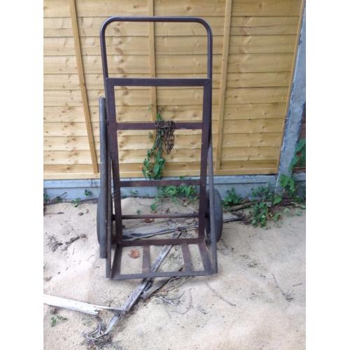 Oxy acetylene bottle trolley