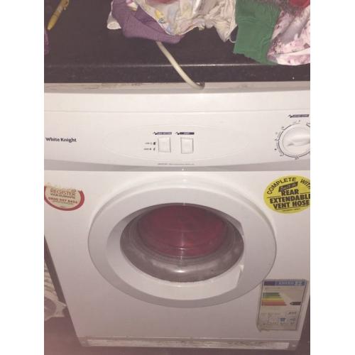 White knight tumble drier