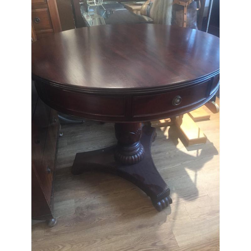 Drum Side Table .....Good Quality and Condition . Must be seen. Free local delivery.
