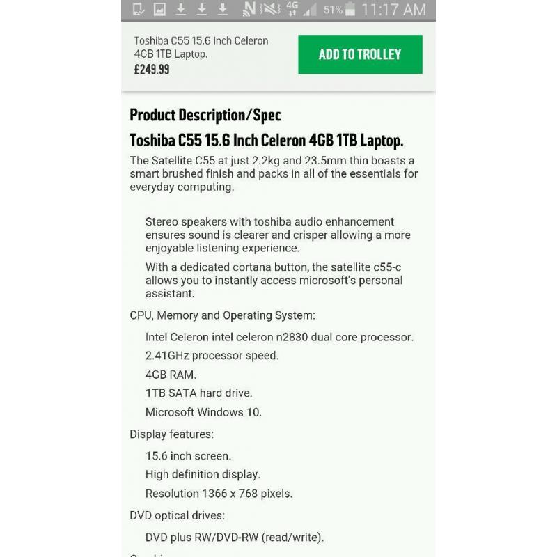 Laptop for swap for phone/tablet or sell??