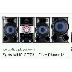 Sony hifi mp3 3xcd tuner 400W stereo