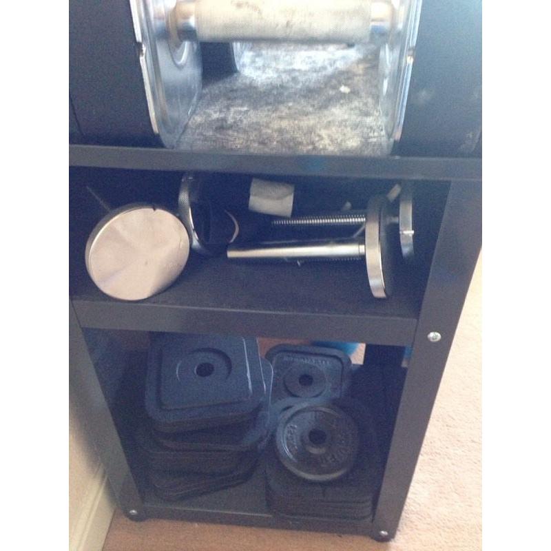 Iron master Dumbbells 56kg kit plus 500g fractal plates