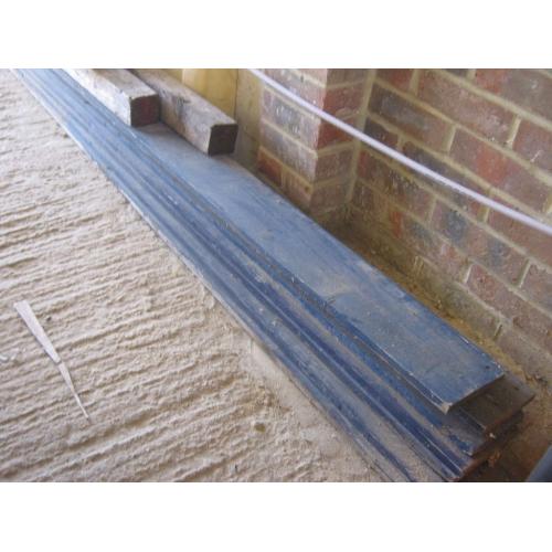 Pine planks and fence posts