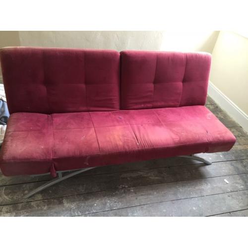 FREE red futon