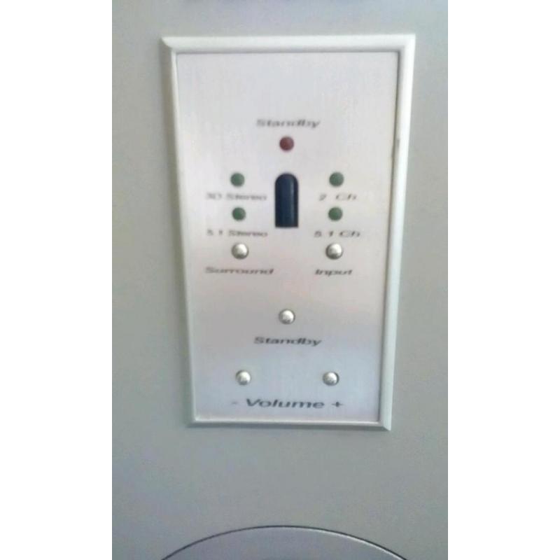 Home cinema system. Sub woofers. Remote control.
