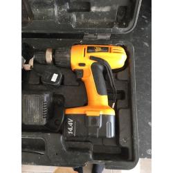 JCB battery operated jigsaw and combi drill pack