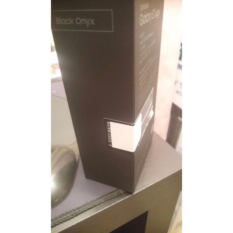BRAND NEW SEALED Samsung Galaxy S7 Edge Black Onyx (SM-G935F)