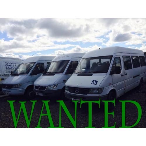 WANTED!!! MERCEDES SPRINTER ANY YEAR