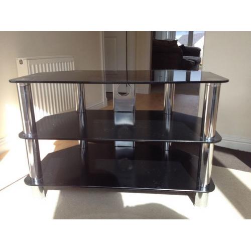 Black TV Stand