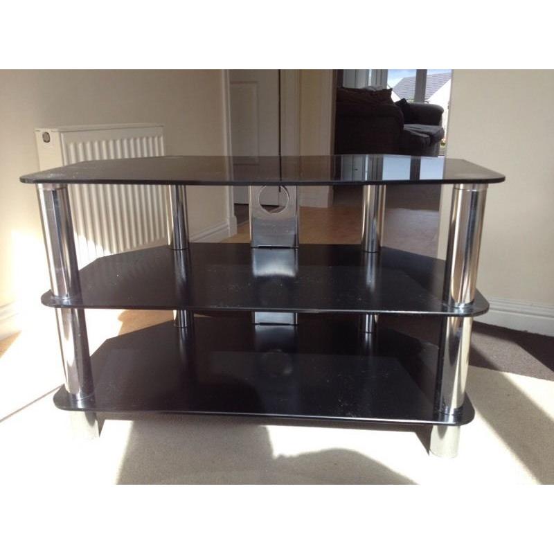 Black TV Stand