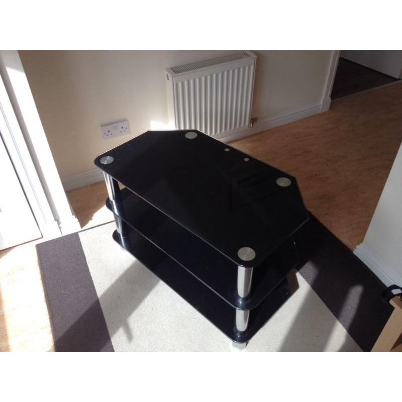 Black TV Stand