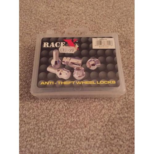 Race X anti theft locking wheel nuts *new*