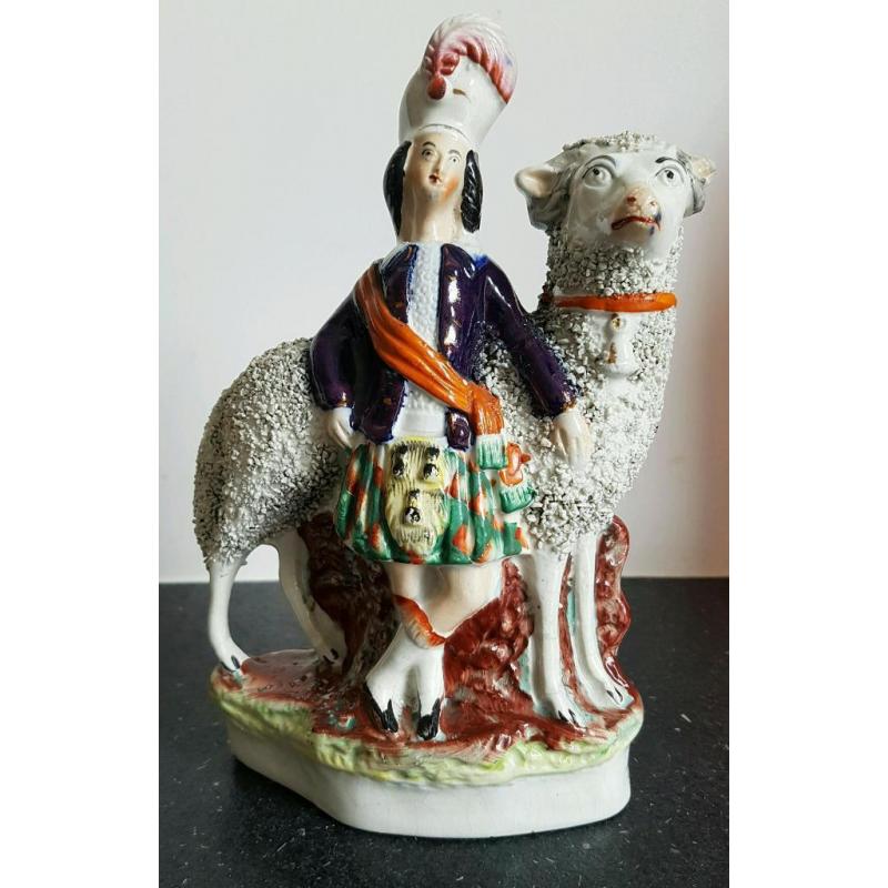 Staffordshire flatbacks ornaments