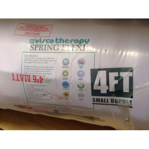 Small double spring flexi mattress.