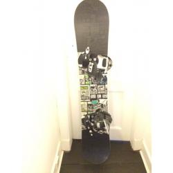 Ride Agenda snowboard, bindings & bag