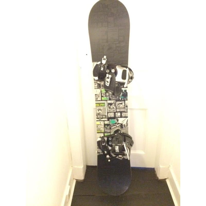 Ride Agenda snowboard, bindings & bag