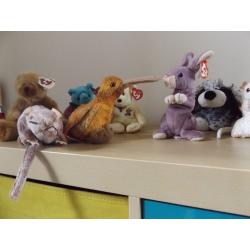 TY toys and vintage monkey