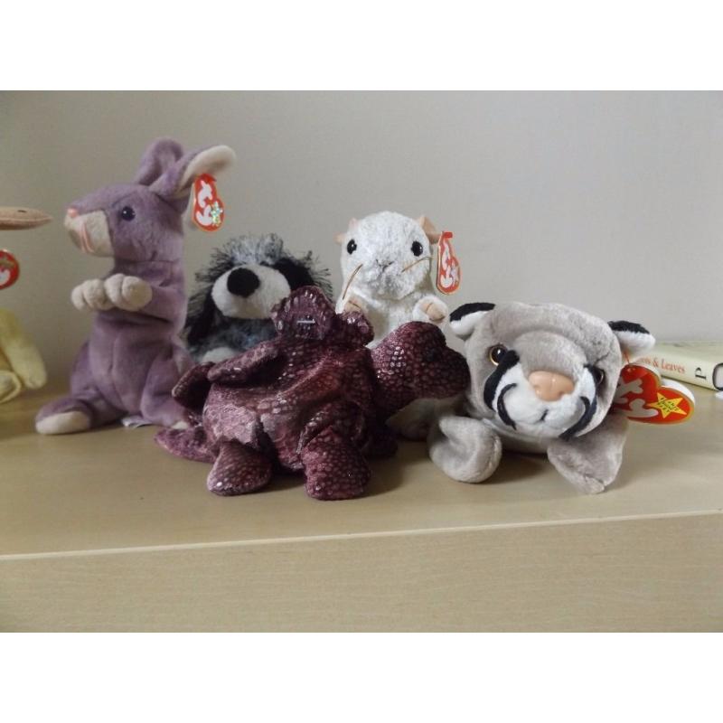 TY toys and vintage monkey