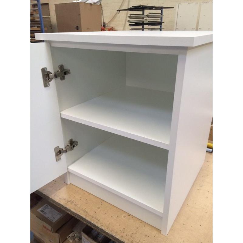 New White Bedside Cabinets