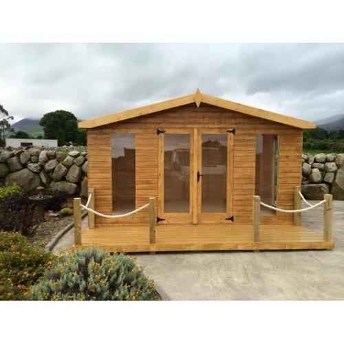 14ft x 10ft summerhouse with 4ft Veranda