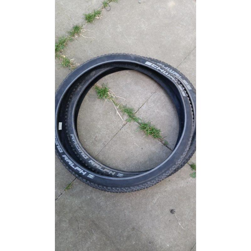 For sale Racing Ralph mountain bike tyres