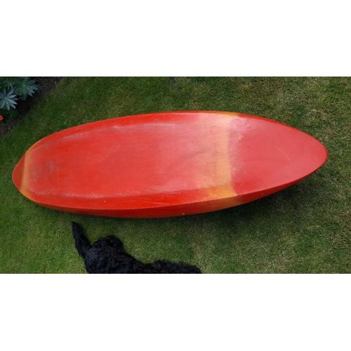 Perception method air kayak. Werner side kick paddle. Yak spray deck does have a slight split.