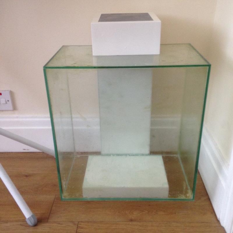 Fluval Edge fish tank with lots of accessories