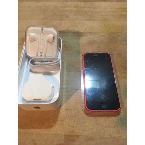 IPHONE 5C 8GB PINK,UNLOCKED 02/GIFFGAFF/ TESCO,VERY GOOD CONDITION,BOXED